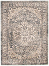 Octavian Tabriz Blue-Ivory Area Rug - 6'7