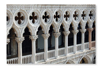 Doge's Palace Detail, Venice 16x24 Wall Art Fabric Panel Without Frame