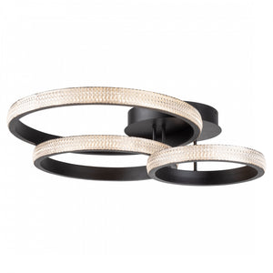 Nova 40 W LED Black Flush Mount