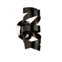 Bel Air Black Wall Light Sconce 