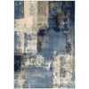 Macha Navy-Slate Blue Area Rug - 5'3