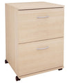 Nordika 2-Drawer Filing Cabinet - Natural Maple