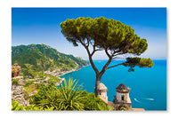 Amalfi Coast 16x24 Wall Art Frame And Fabric Panel