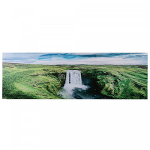 Canvas Wall Art Hidden Waterfall 18 x 55 Wall Decor