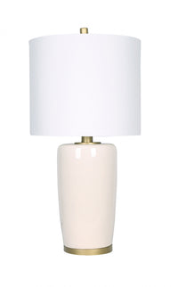 26.75'' Table Lamp Beige/Gold Lighting