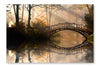 Autumn Park 28x42 Wall Art Frame And Fabric Panel