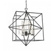 Roxton 8-Light Matte Black and Polished Nickel Chandelier