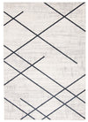 Damali Ivory/Blue Machine Washable Area Rug - 6'0