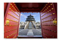 Temple of Heaven 24x36 Wall Art Fabric Panel Without Frame