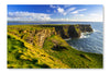 Cliffs Of Moher In Ireland At Sunny Day 16x24 Wall Art Frame And Fabric Panel