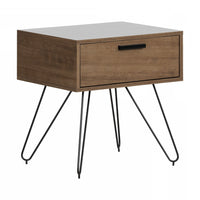 Slendel Nightstand - Dark Wood 