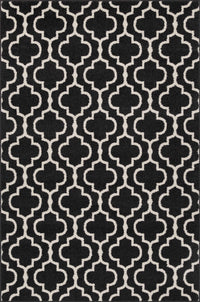 Lav Lattice Charcoal 5x8 Area Rug