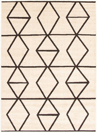 Anandi Ivory-Brown Area Rug - 3'11