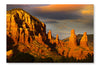 Red Rock Hills in Sedona 28x42 Wall Art Fabric Panel Without Frame