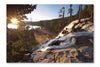 Lake Tahoe 4 16x24 Wall Art Fabric Panel Without Frame