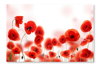 Poppy Field 28x42 Wall Art Fabric Panel Without Frame