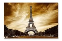 Eiffel Tower in Paris 28x42 Wall Art Fabric Panel Without Frame