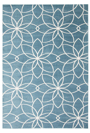 Terali Turquoise Machine Washable Area Rug - 8'0