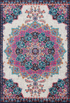 Sav Vin Pink 7x10 Area Rug