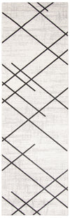 Damali Ivory/Black Machine Washable Area Rug - 2'6