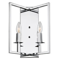 Allston Silver Wall Light Sconce 