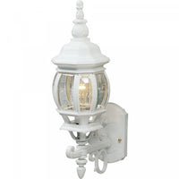 Classico 1-Light Outdoor White Wall Light 