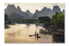 Yangshuo And Guilin In China 28x42 Wall Art Frame And Fabric Panel