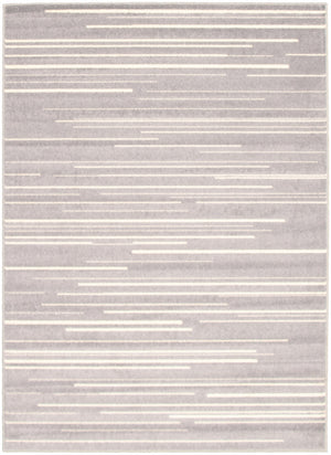 Faith Silver-Cream Area Rug - 5'3