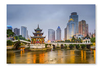 Guiyang, China Skyline 16x24 Wall Art Fabric Panel Without Frame