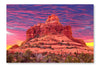 Bell Rock In Sedona, Arizona Usa 28x42 Wall Art Frame And Fabric Panel