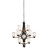 Parkdale 12-Light Black  Chandelier