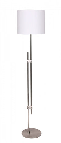 Brushed Steel Floor Lamp