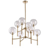 Hamilton 8-Light Gold Chandelier