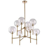 Hamilton 8-Light Gold Chandelier 