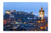 Edinburgh Castle 28x42 Wall Art Fabric Panel Without Frame