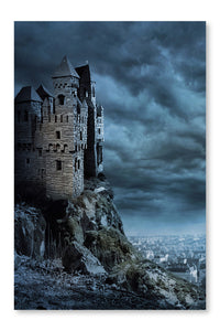 Castle 28x42 Wall Art Fabric Panel Without Frame