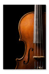 Violin Close Up 16x24 Wall Art Fabric Panel Without Frame