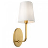 Rhythm 1-Light Brushed Gold Sconce