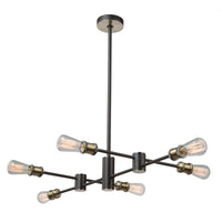 Tribeca 6-Light Black Chandelier 