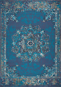 Rich Royal Blue 3x5 Area Rug