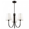 Rhythm 3-Light Black Chandelier