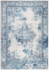 Roma Diamond Blue 7x10 Area Rug