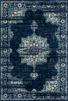 Sav Vin Navy 3x5 Area Rug