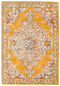 Raina Vintage Gold-Yellow Area Rug - 5'3