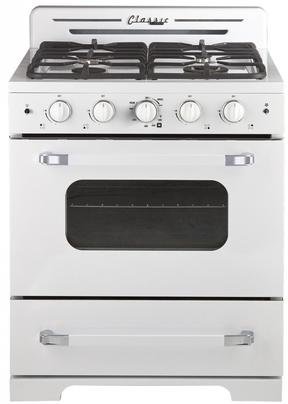 Unique Appliances Classic Retro 24-inch 2.9 cu. ft. Retro Gas Range with  Convection Oven i