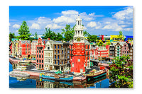 Amsterdam 24x36 Wall Art Fabric Panel Without Frame