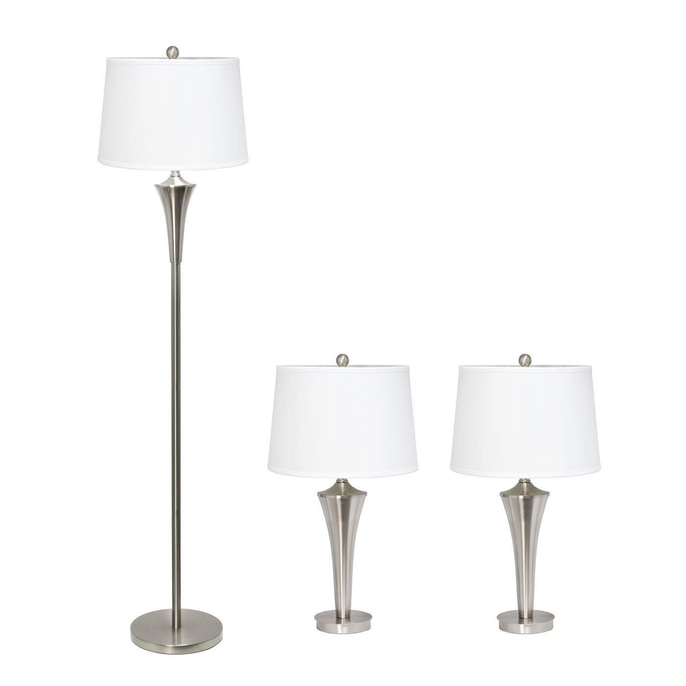 Set of clearance floor lamps