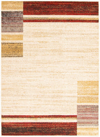 Aya Ivory-Red Area Rug - 5'3