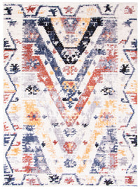 Paloma Quashqai White Area Rug - 5'3