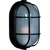 Marine 1-Light Black Outdoor Wall Light I